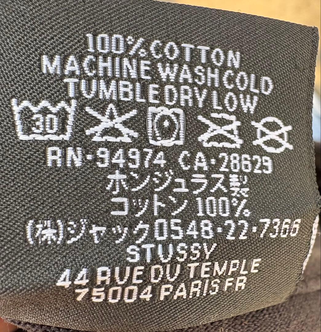 Stussy ブラック Tシャツ Lサイズ