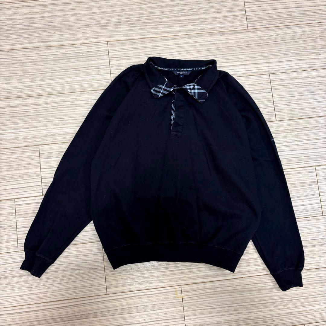Burberry Golf ハーフボタン　セーター　ノバチェック　ポロシャツ