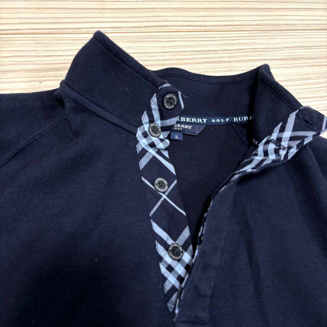 Burberry Golf ハーフボタン　セーター　ノバチェック　ポロシャツ