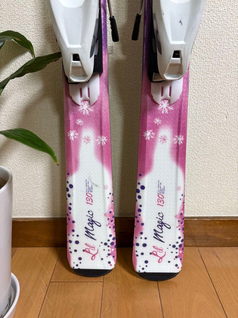 Elan Lil Magic 130cm 調整ビンディング付　エラン　スキー　板