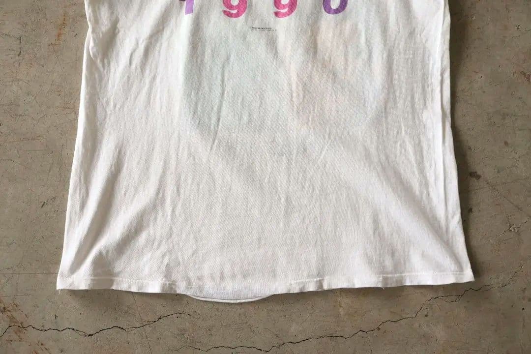 90'S ヴィンテージ ローリングストーンズ ツアーTシャツ 白 XLヨーロッパ