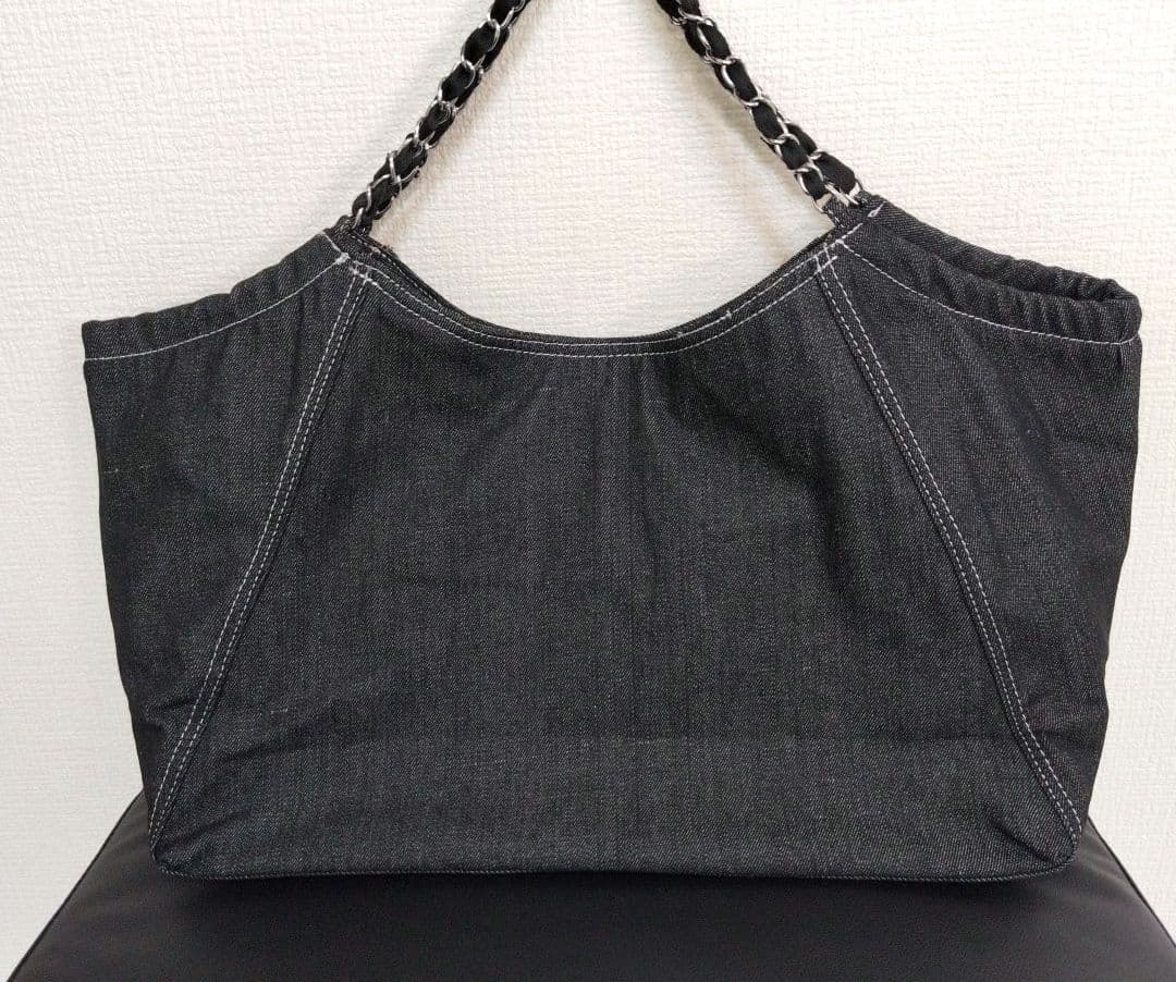 CHANEL　ノベルティ　デニム　ショルダーバッグ