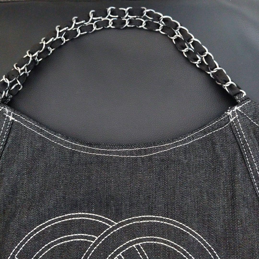 CHANEL　ノベルティ　デニム　ショルダーバッグ