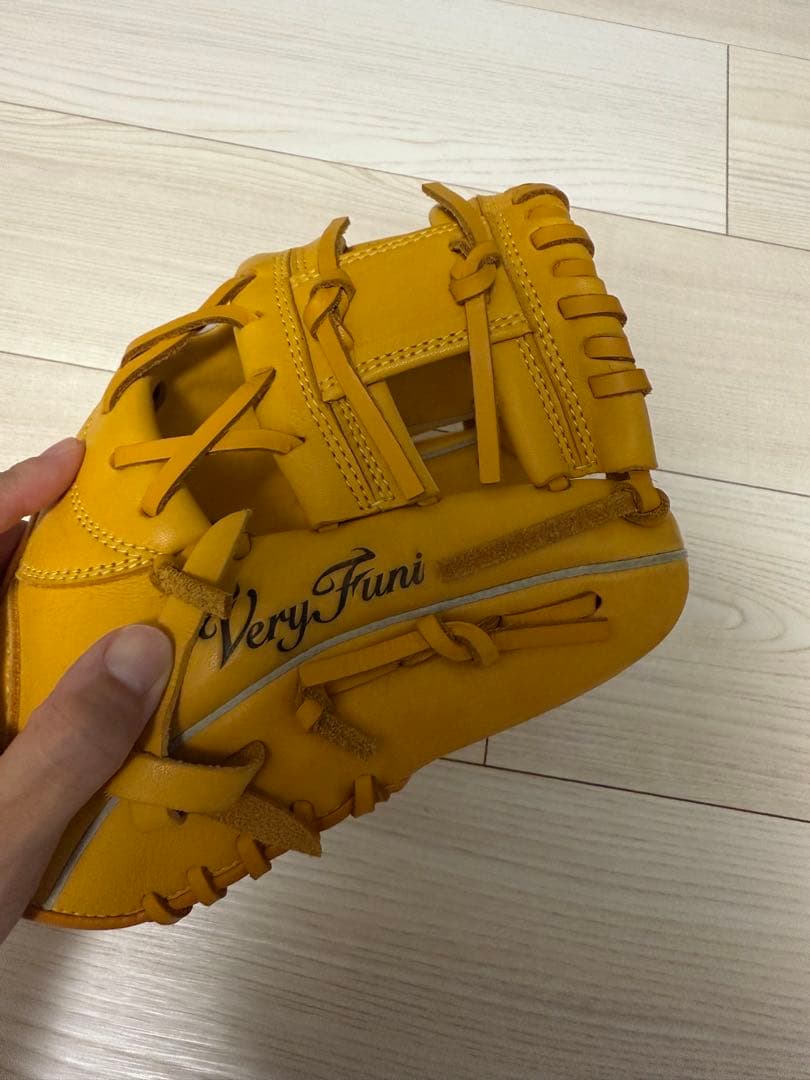 【★】Mizuno VeryFuni イエロー グローブ
