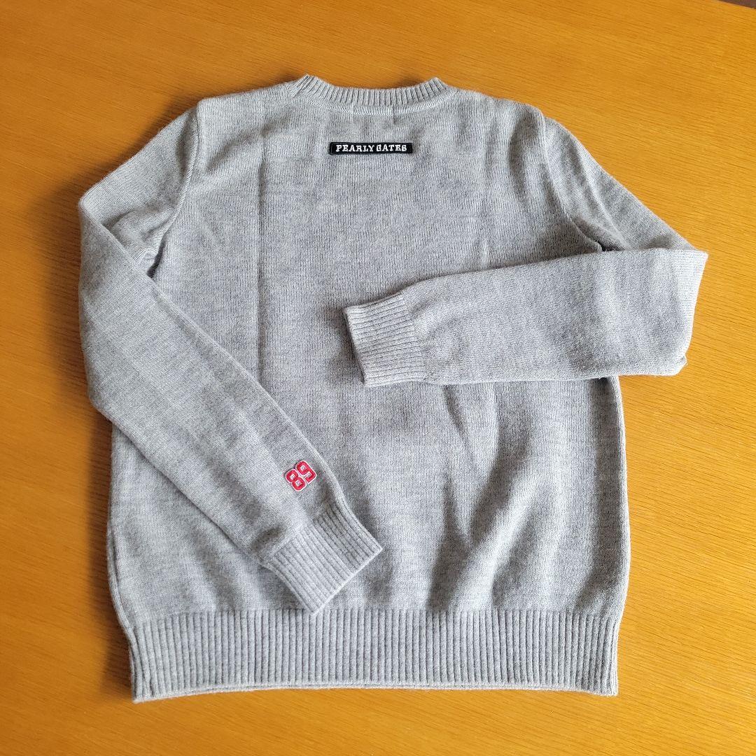 値下げ【美品】パーリーゲイツ　アルパカセーター　グレー　M