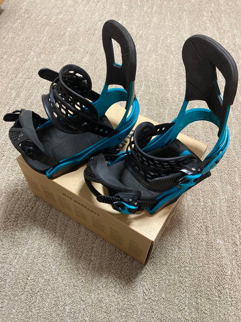 Burton スノーボード ビンディング 青/黒