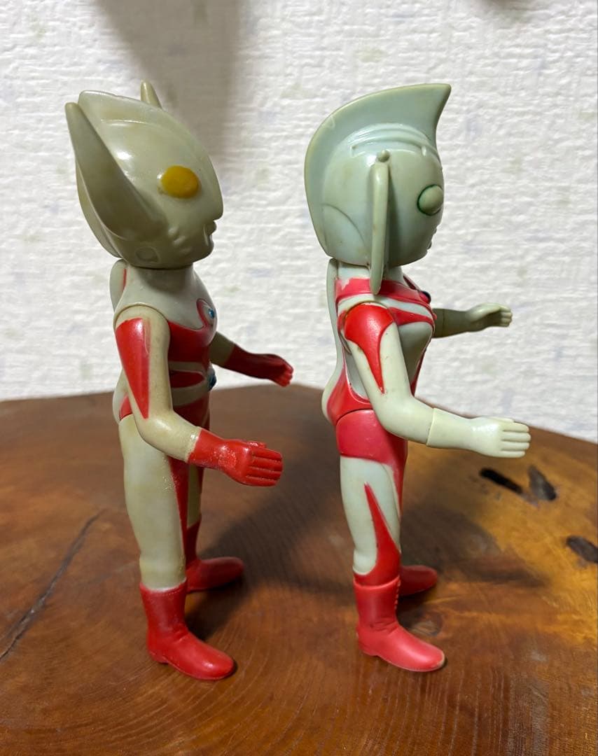 当時物ブルマァク　ウルトラの父　母　2体セット　記名無し