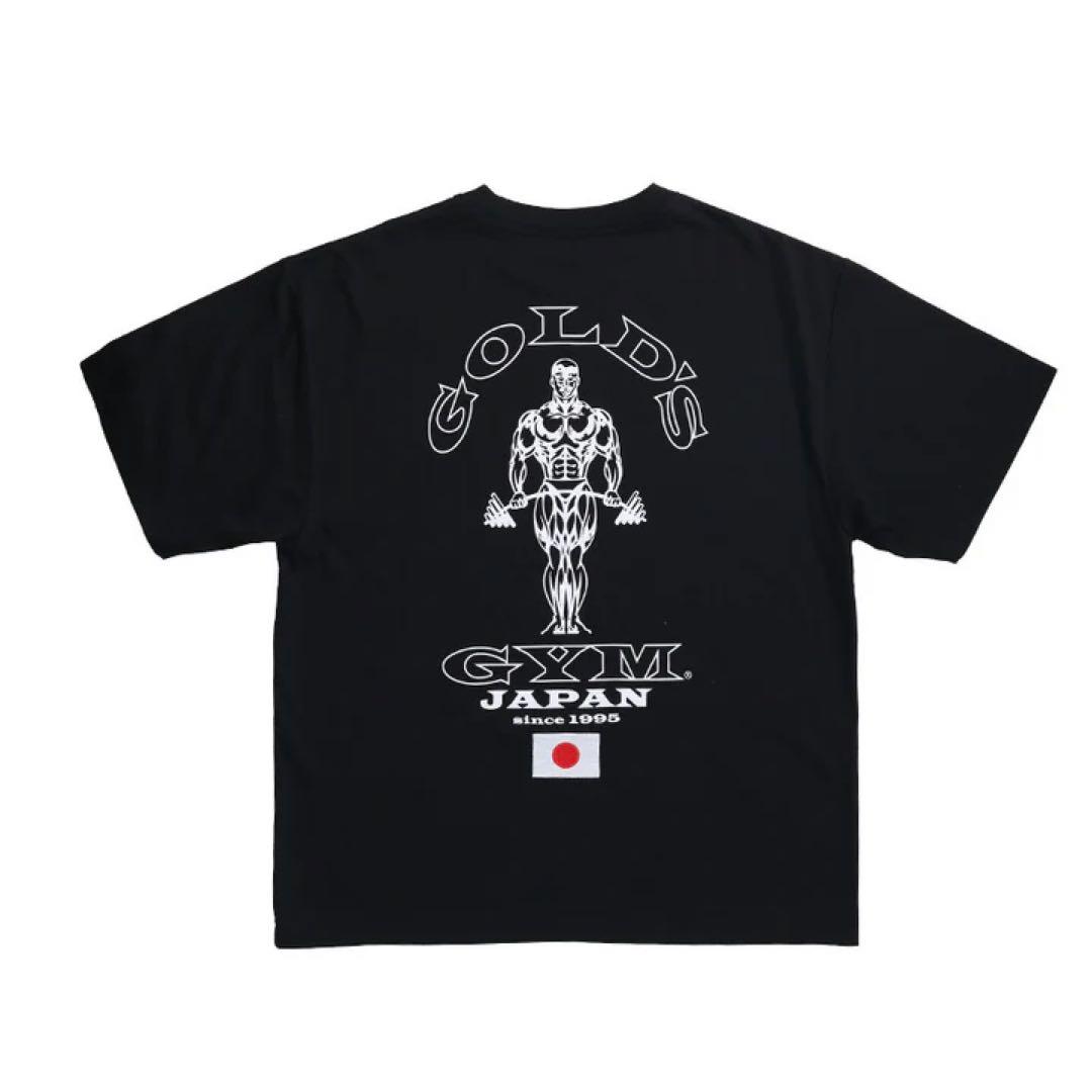 ゴールドジムTシャツJAPAN３０周年記念限定 ブラックTシャツ M