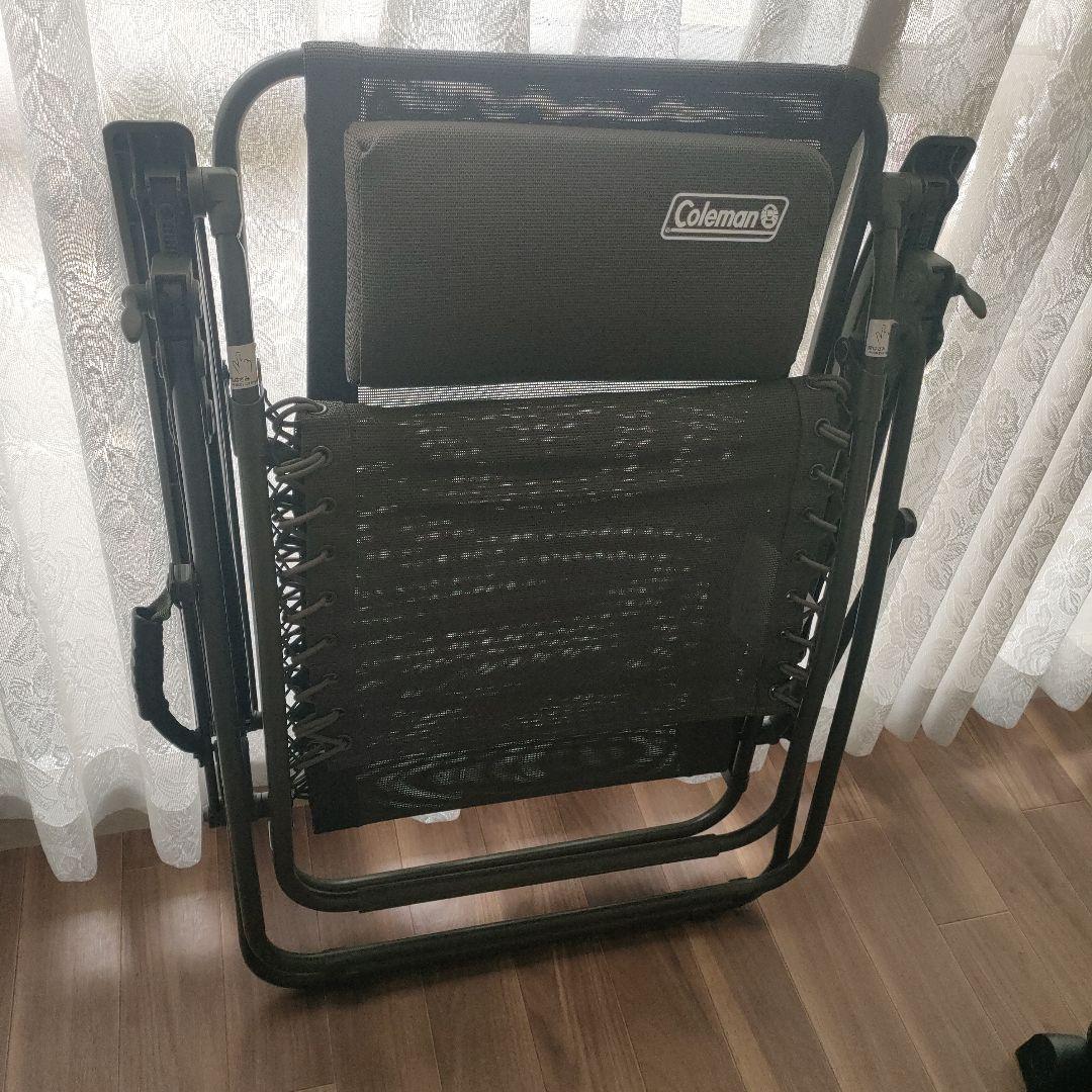美品 Coleman インフィニティチェア アウトドアチェア オリーブ