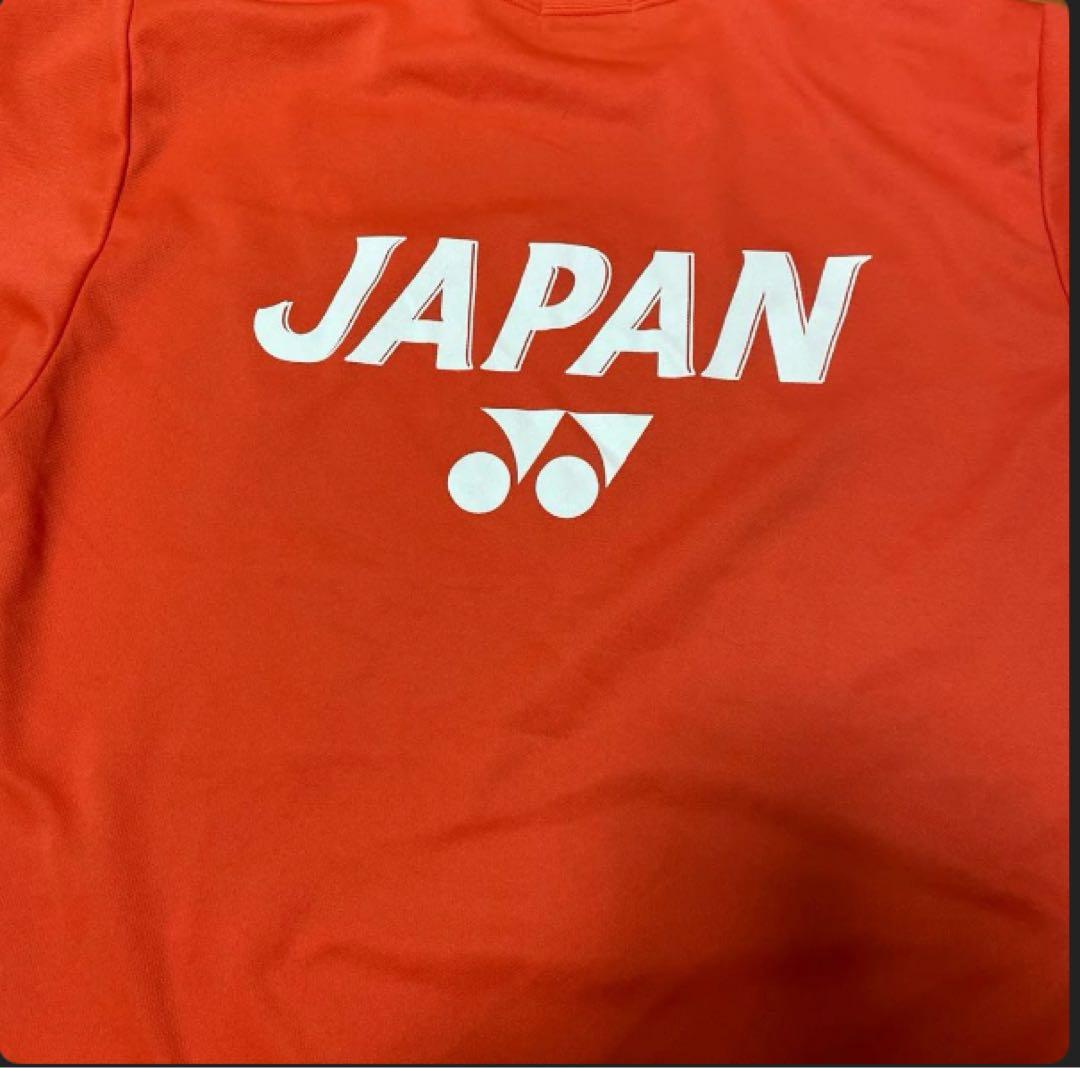 YONEX ユニフォーム JAPAN バドミントンシャツ オレンジ ヨネックス