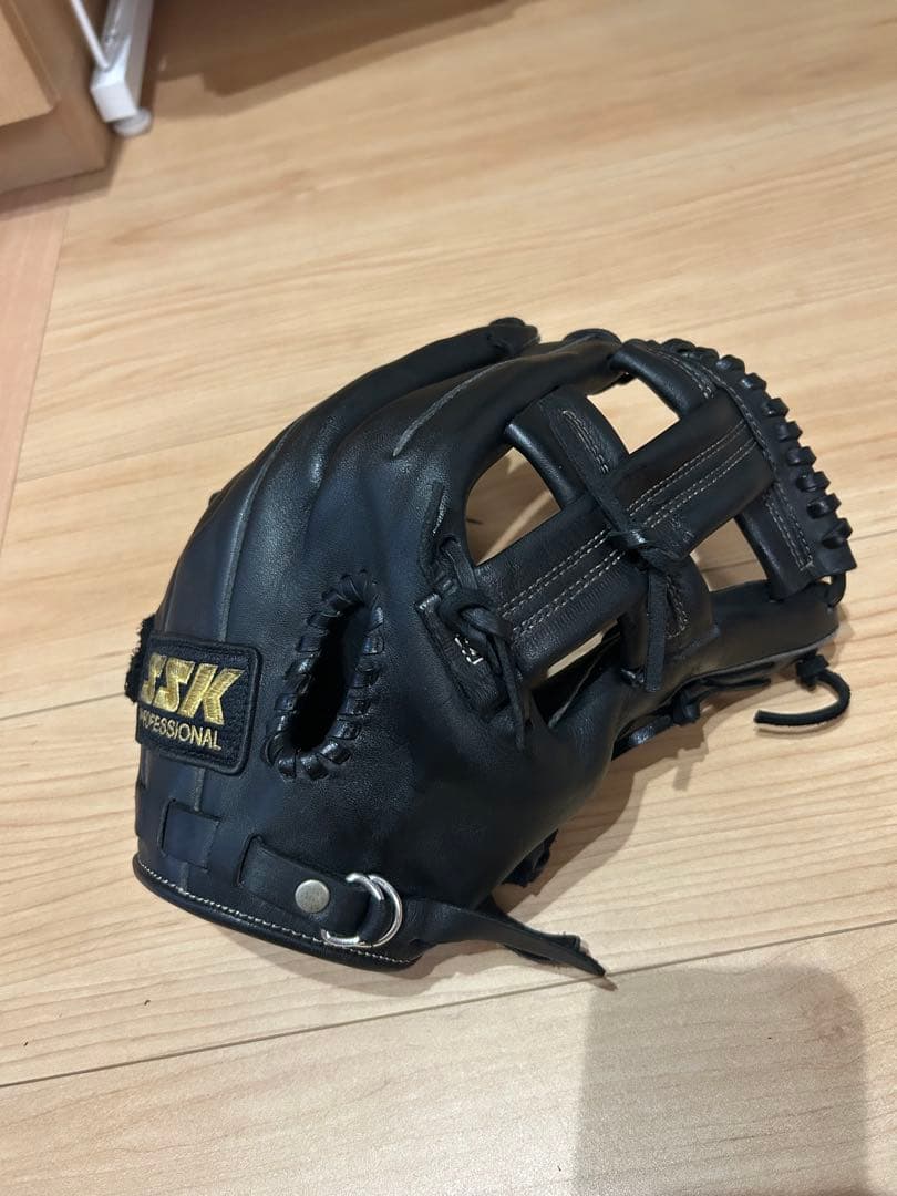 SSK プロフェッショナルブラック 復刻版軟式グローブ