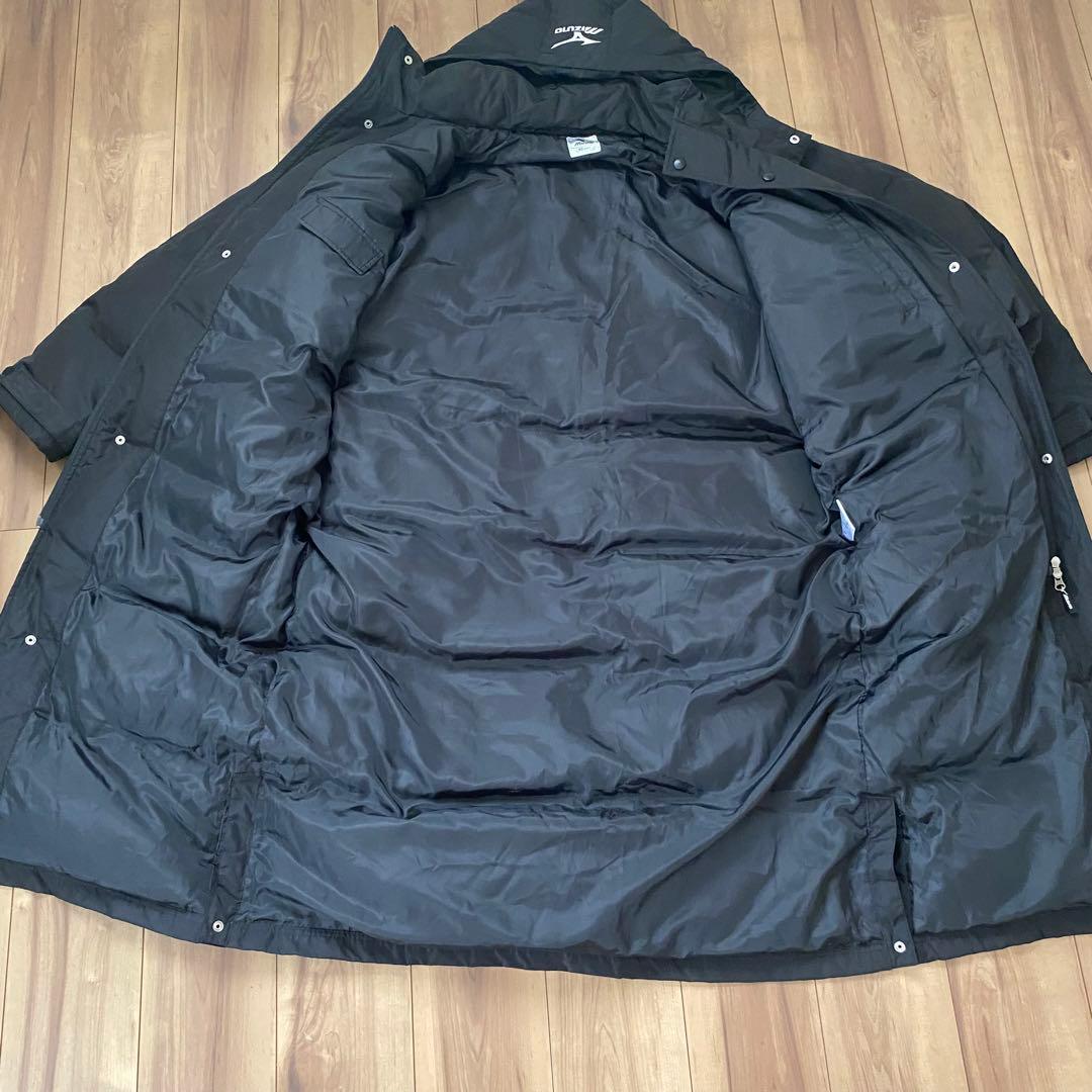 Mizuno ミズノ　ブラック ベンチコート　ダウン　大きいサイズ　2XL