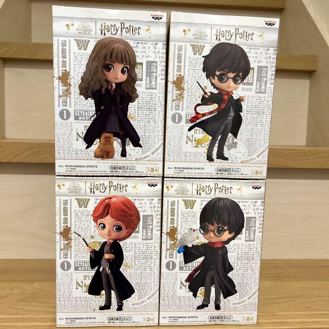 【Qposkdt】ハリーポッター Harry Potter 4種セット
