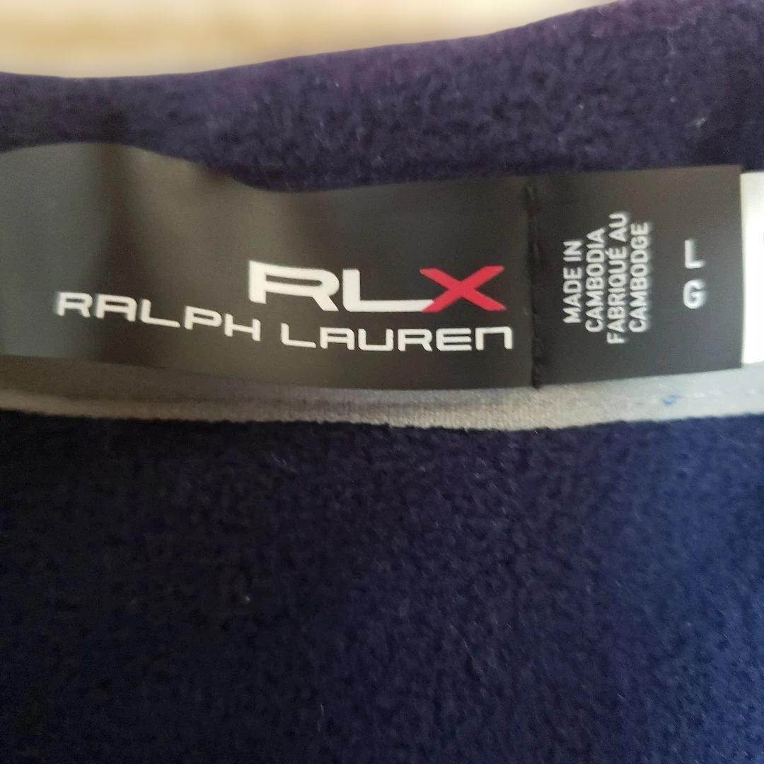 RLX Ralph Lauren メンズ ベスト Lサイズ 青/ネイビーフリース
