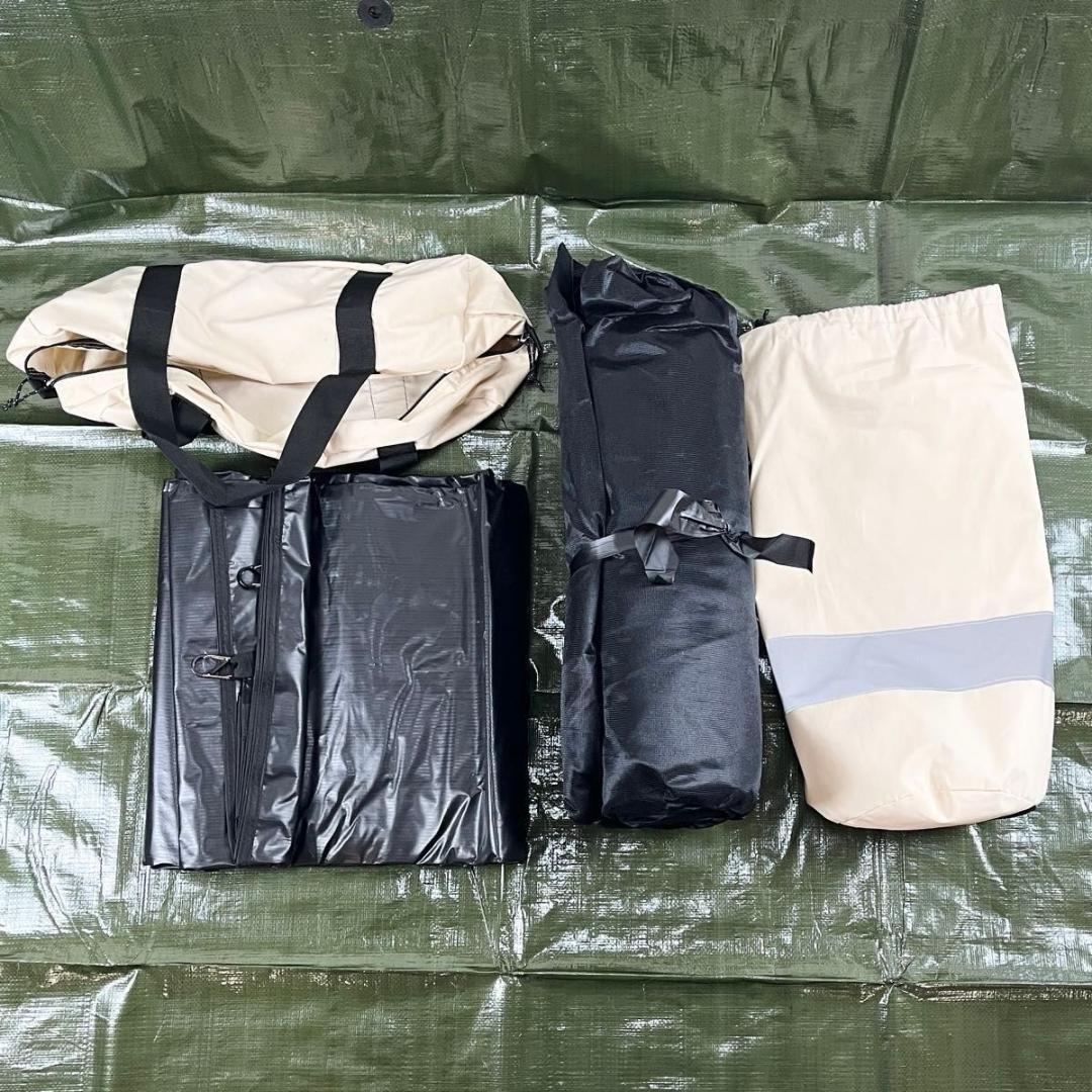 【極美品】YOKA CABIN テント　フルセット　カーキ　YK-TN02-DK
