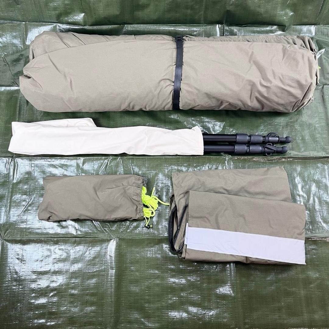 【極美品】YOKA CABIN テント　フルセット　カーキ　YK-TN02-DK