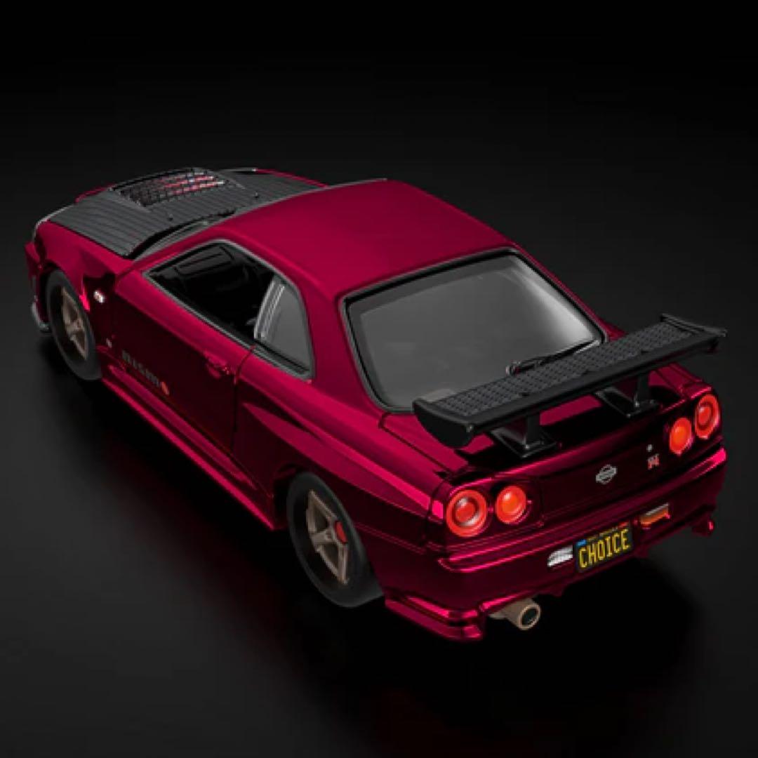 ミニカー Nissan Skyline GT-R BNR34 RLC