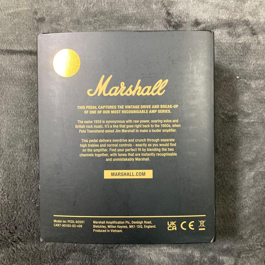新品同様 Marshall 1959 ペダル Overdrive マーシャル