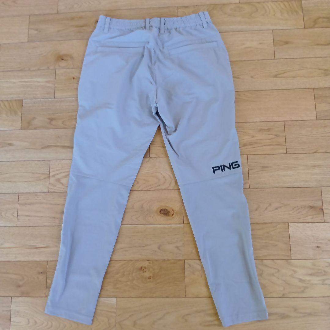 PING ストレッチ ゴルフパンツ ライトグレー