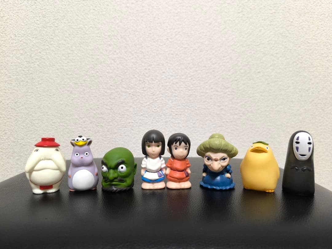 千と千尋の神隠し ミニフィギュア 8体セット　指人形　絶版