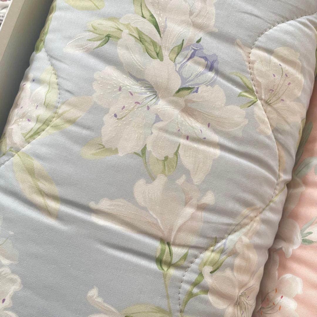 HANAE MORI 羊毛混肌掛けふとん　140×190cm 2枚入