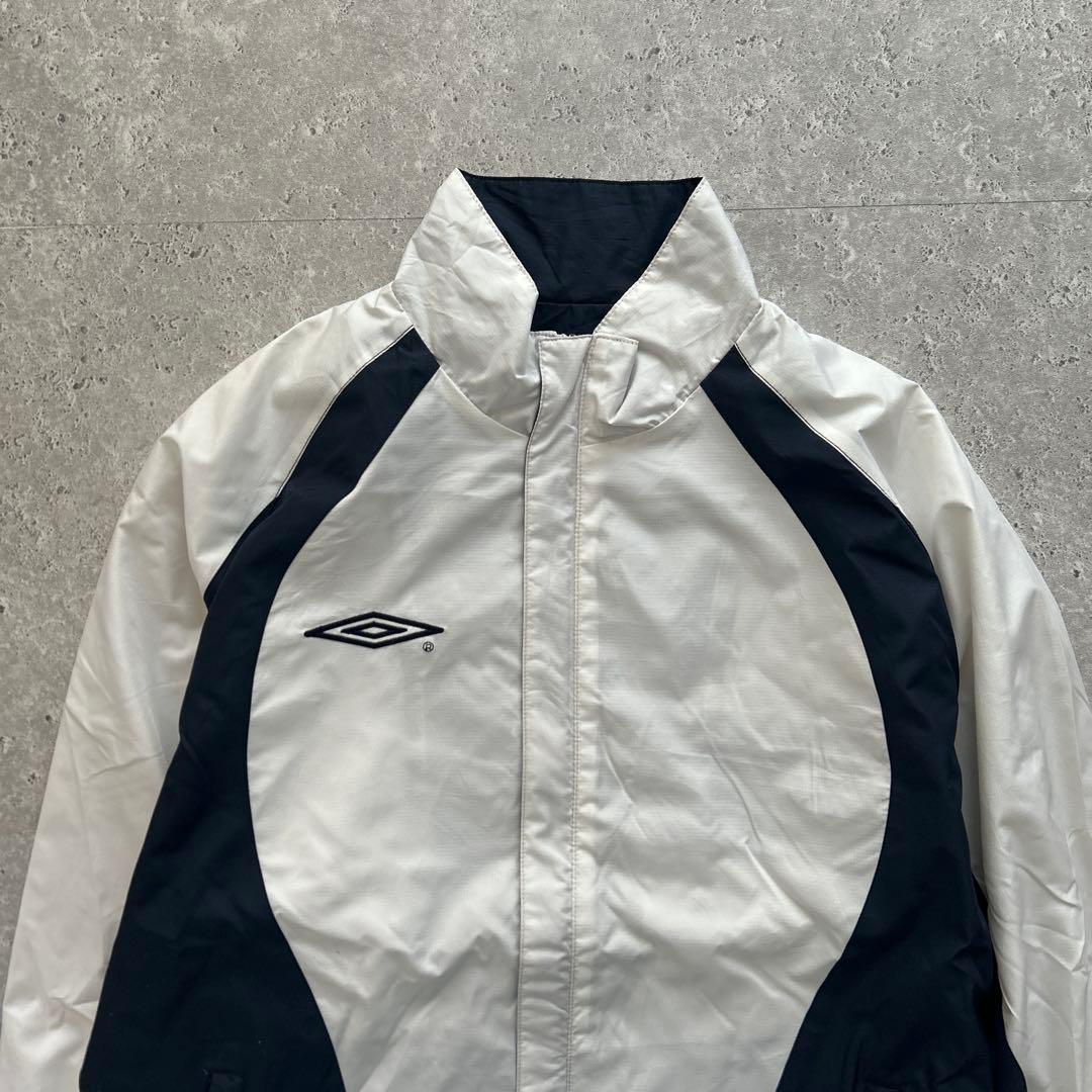 umbro 90s アンブロ ジャージ トラックジャケット ホワイト ネイビー