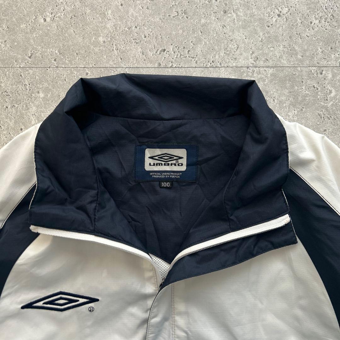 umbro 90s アンブロ ジャージ トラックジャケット ホワイト ネイビー
