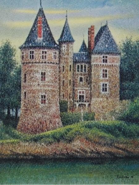 西村 龍介、城、希少画集画、風景、自然、静物、人気作家