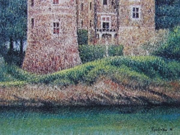 西村 龍介、城、希少画集画、風景、自然、静物、人気作家