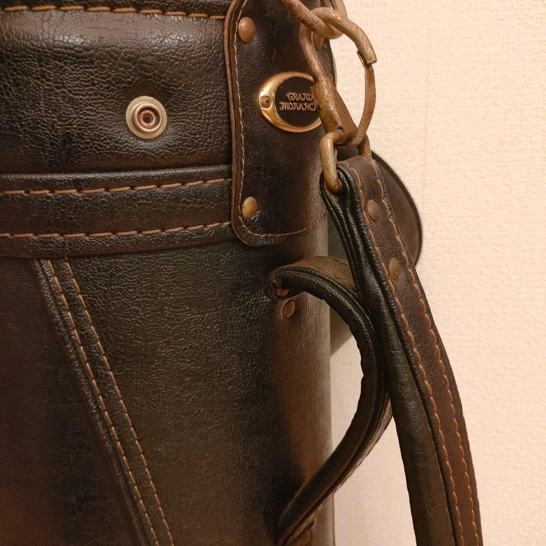 ミズノ GRAND MONARCH 本革レザーキャディバッグ ヴィンテージ