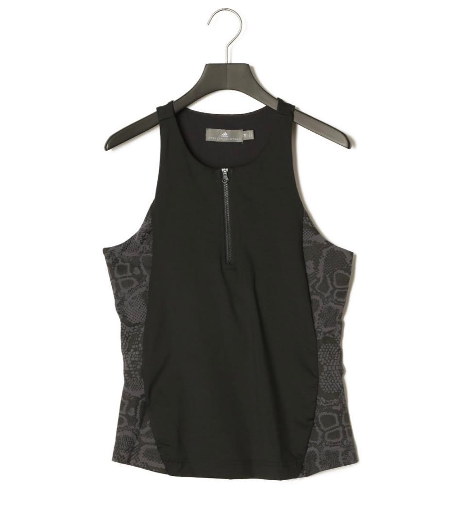 adidas by Stella McCartney ハーフジップ タンクトップ
