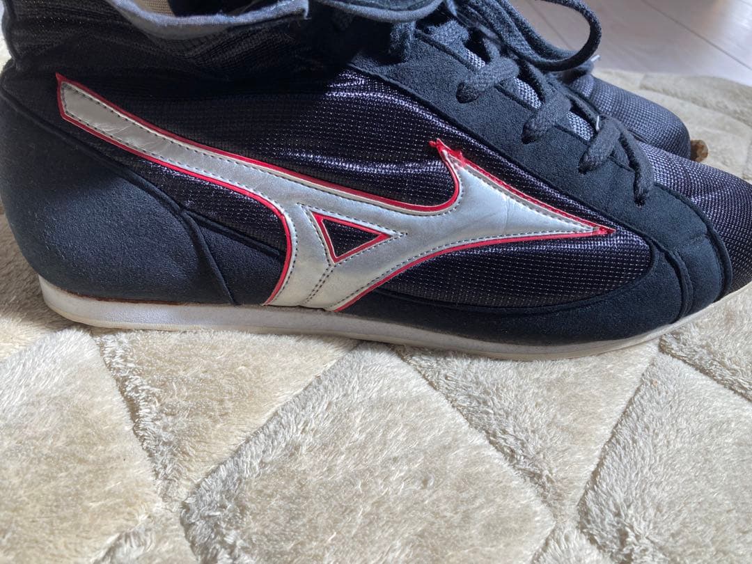 Mizuno ボクシングシューズ ブラック/シルバー　26〜26.5センチ