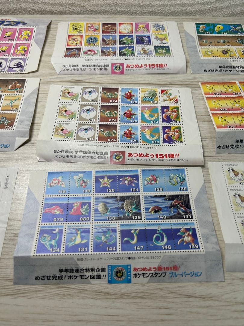 ポケモンスタンプ　切手風　まとめ　22シート