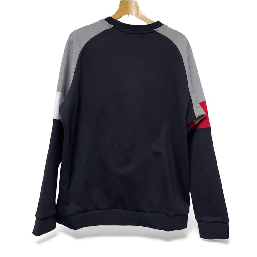 【美品】ニューバランス ゴルフ スウェット トレーナ XXL 黒 プルオーバー