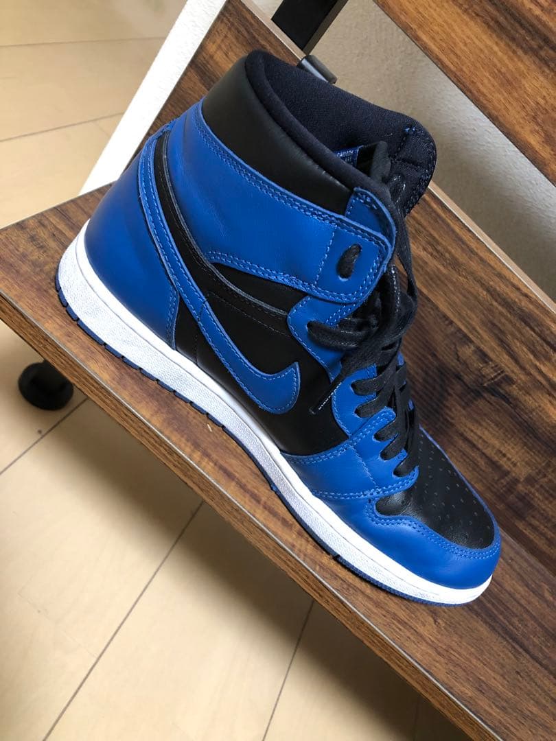 Nike Air Jordan 1 青/黒 中敷を交換してます ダークマリーナ