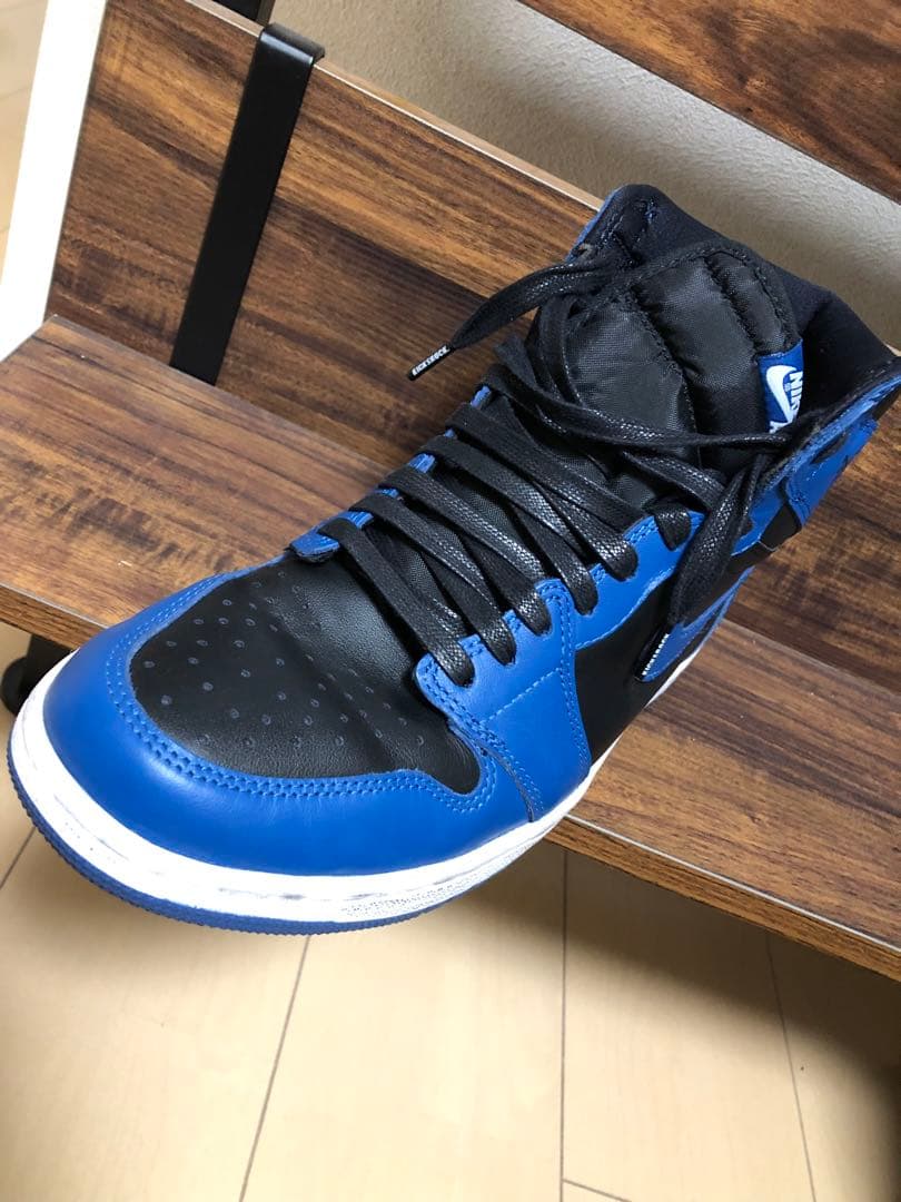 Nike Air Jordan 1 青/黒 中敷を交換してます ダークマリーナ