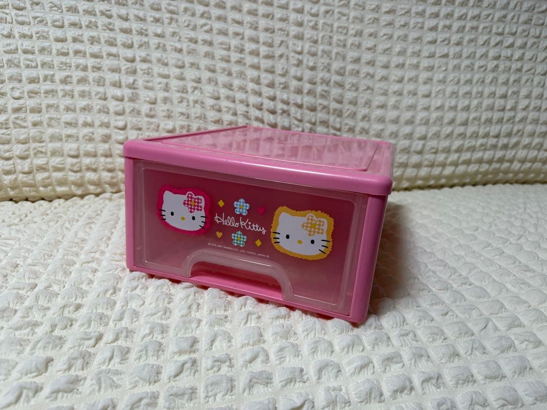 ★激レア★レトロ　ハローキティ 収納ボックス 引き出し式 （大、小2個セット）