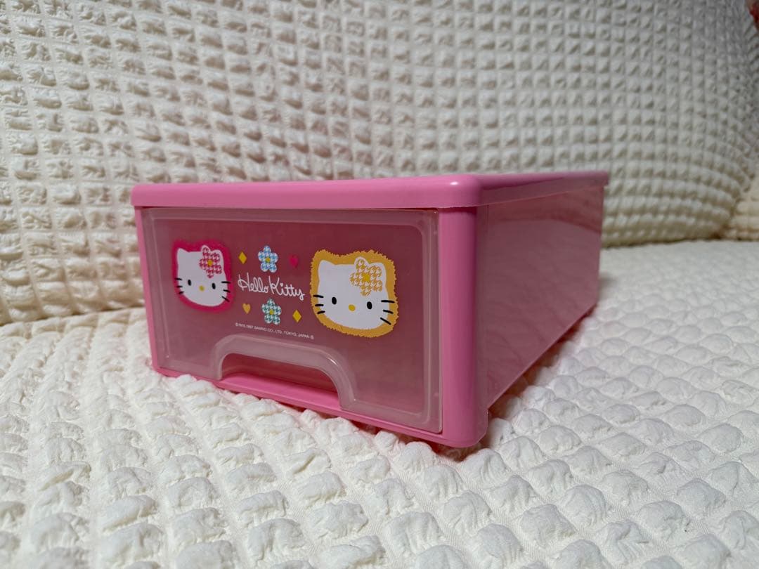 ★激レア★レトロ　ハローキティ 収納ボックス 引き出し式 （大、小2個セット）
