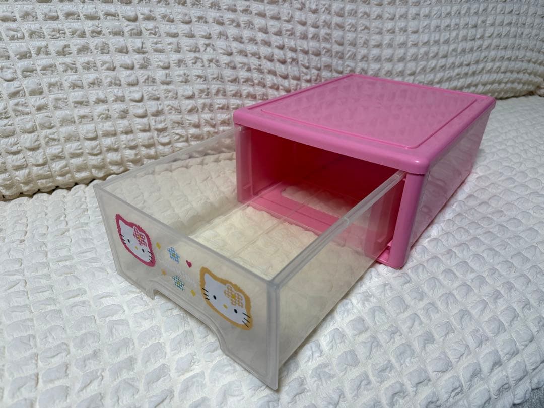 ★激レア★レトロ　ハローキティ 収納ボックス 引き出し式 （大、小2個セット）