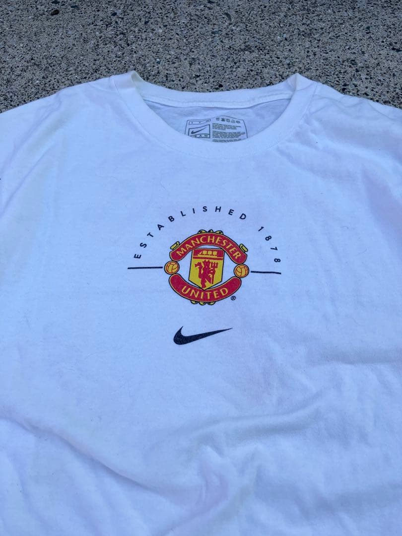 ナイキxマンチェスターユナイテッド ビンテージTシャツ umbro S