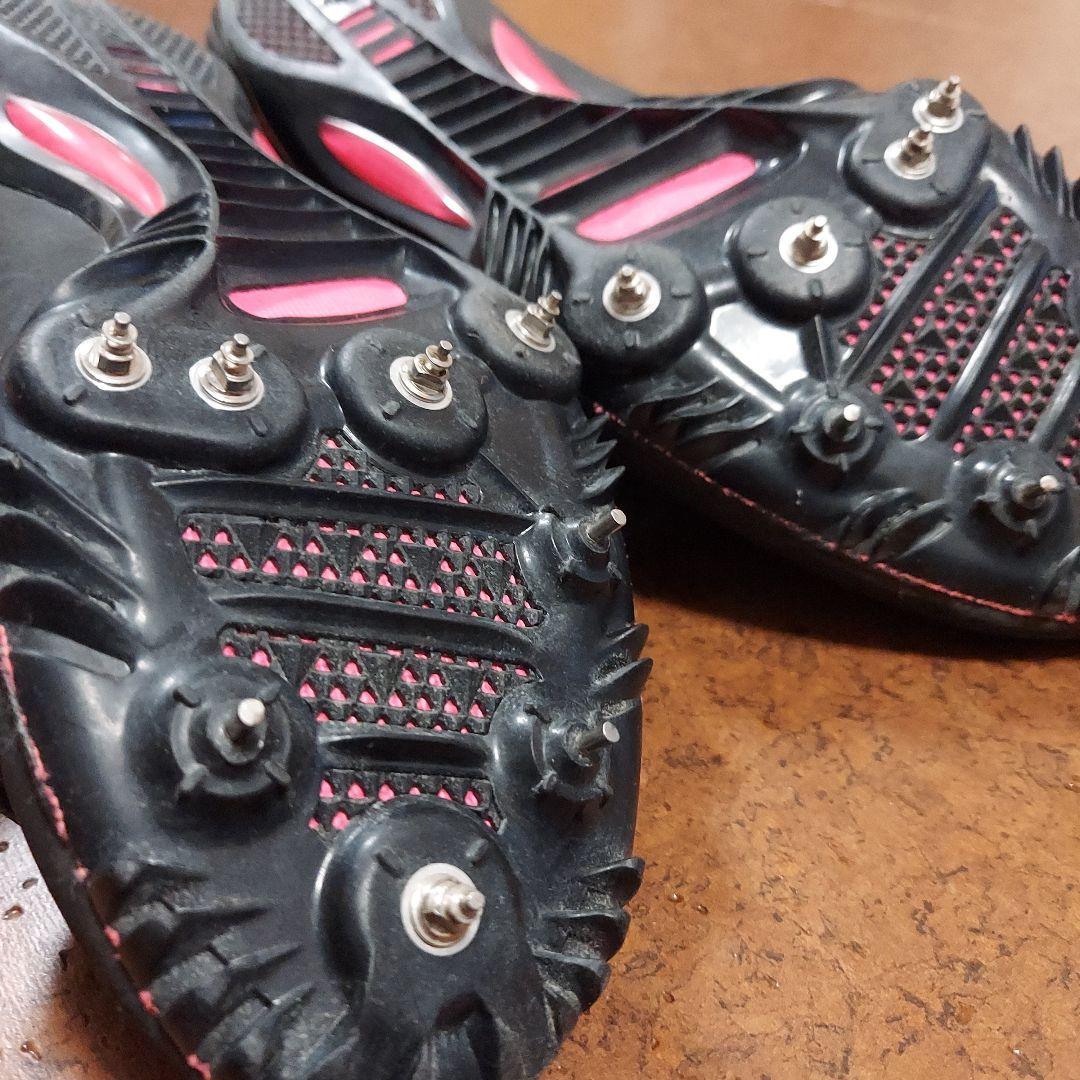 asics CYBERBLADE スパイクシューズ 黒/赤25.0cm