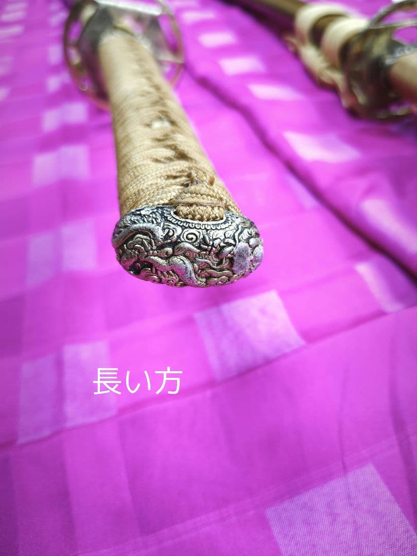 美品 模造刀 太刀 脇差 2本セット 金色装飾