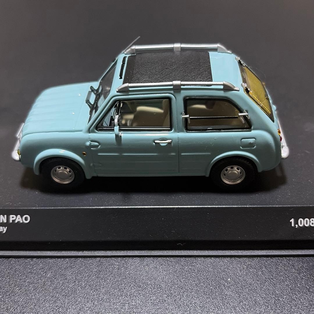 【日産 パオ】1/43アクアグレー 限定 Kyosho Nissan