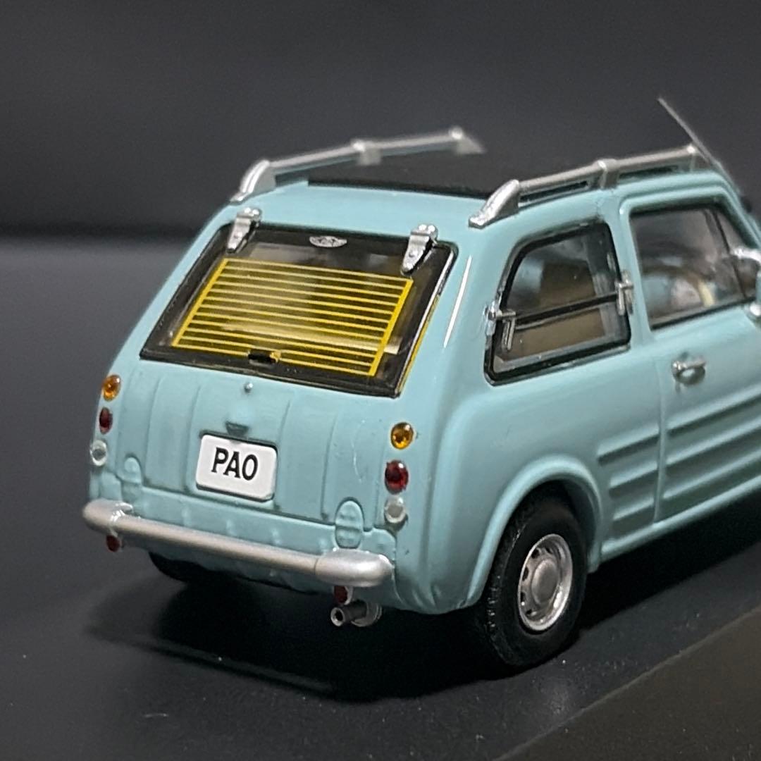 【日産 パオ】1/43アクアグレー 限定 Kyosho Nissan