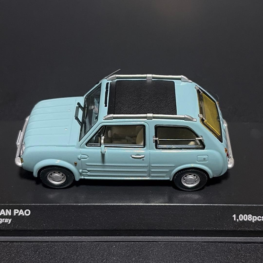 【日産 パオ】1/43アクアグレー 限定 Kyosho Nissan