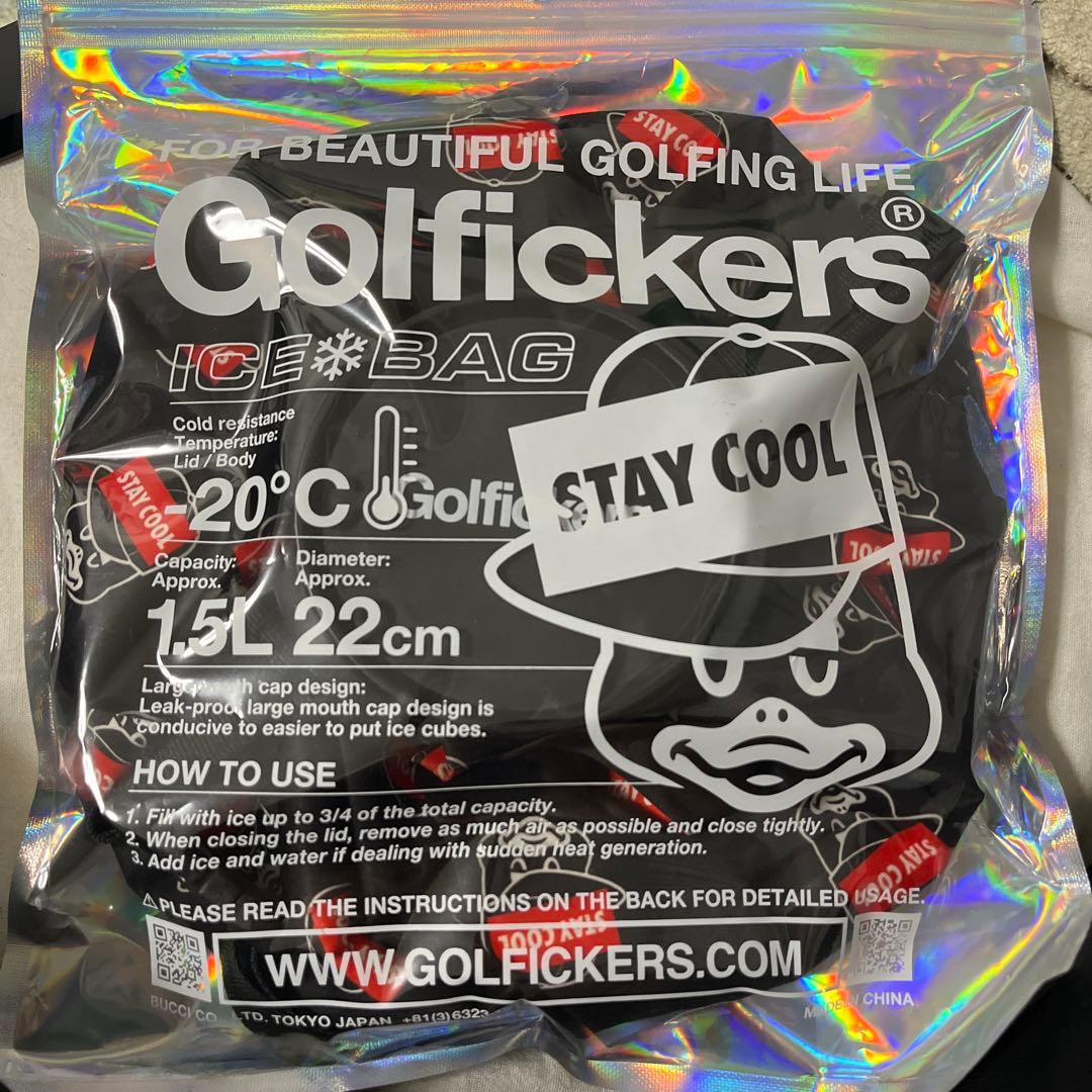 ゴルフィッカーズ Ice Bag \"STAY COOL\" 冷却バッグ 氷嚢