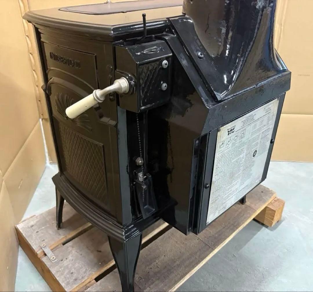 薪ストーブ イントレピットⅡ 旧型 ホーロー ブラック 中古品 メンテナンス品