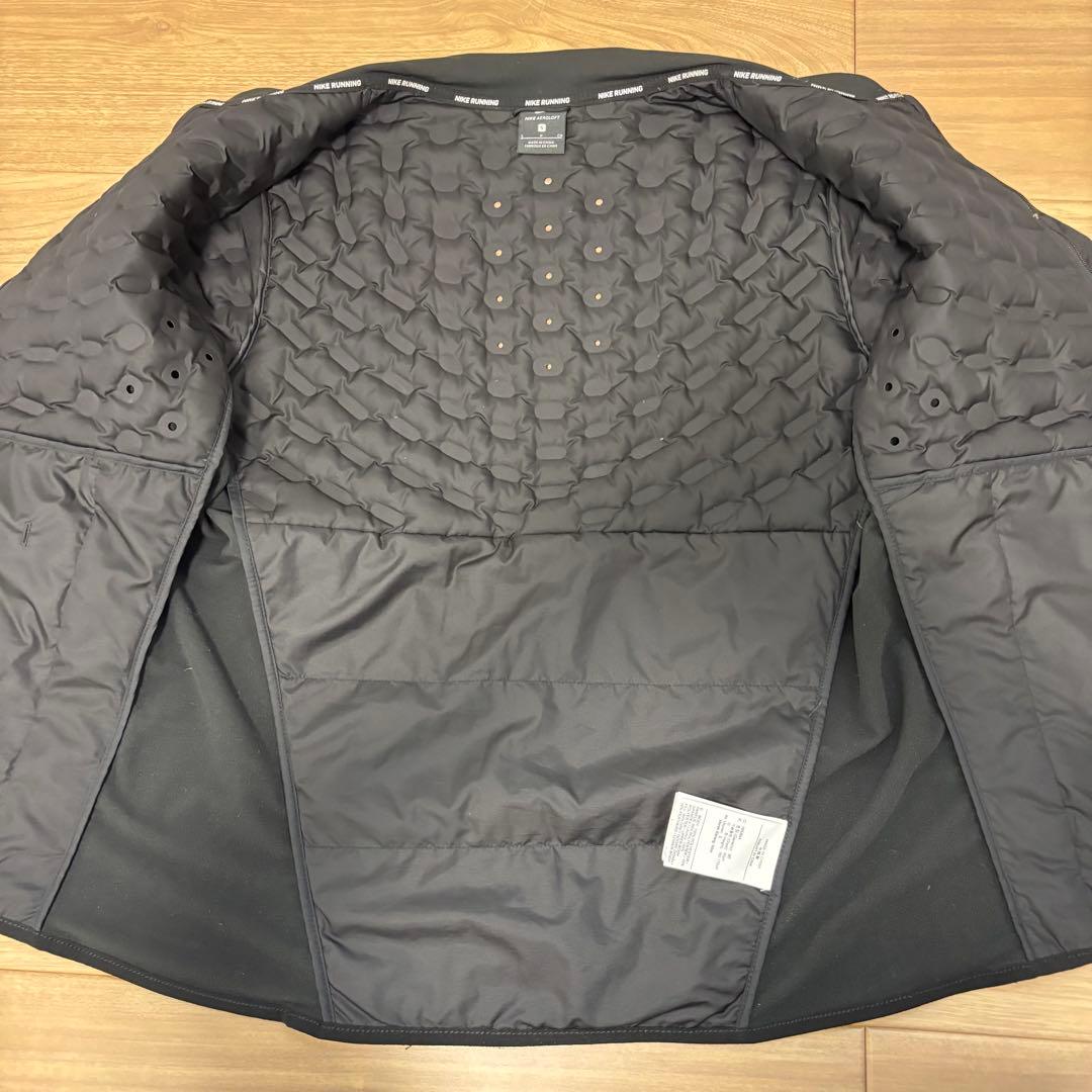 美品【NIKE/ナイキ】エアロロフト/AEROLOFTJACKET Sサイズ　黒