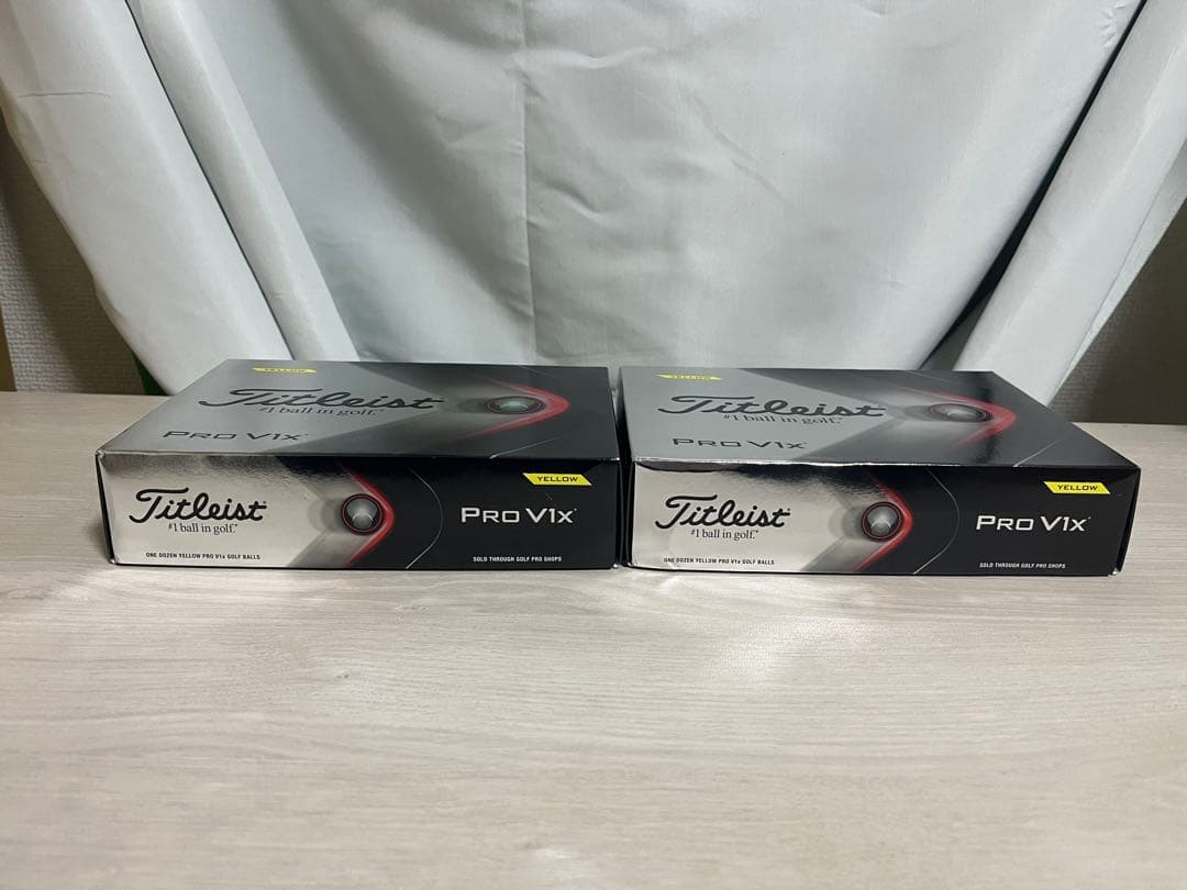 【新品】タイトリスト PRO V1x イエロー ゴルフボール 2ダース 24球
