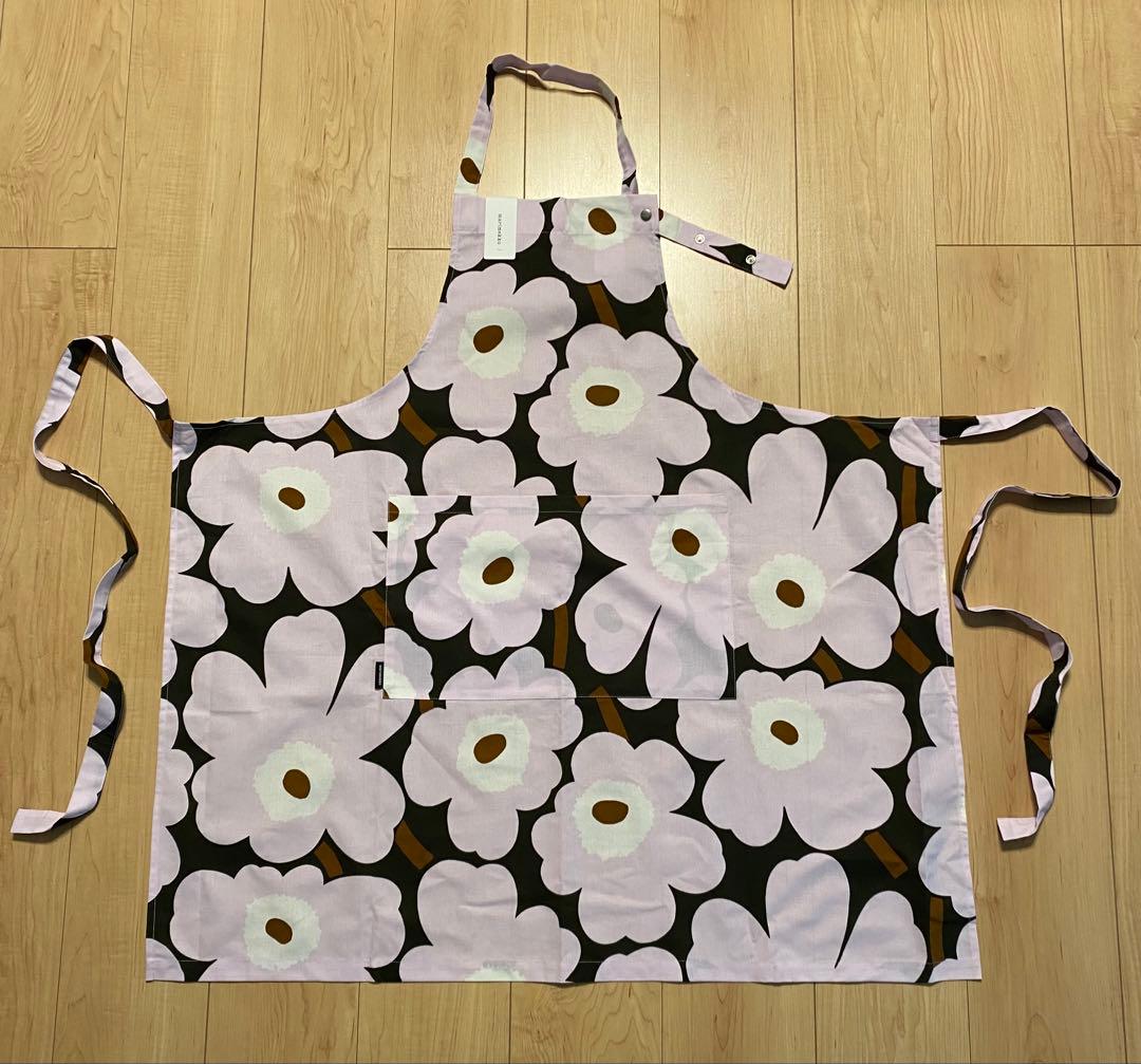 marimekko マリメッコ ウニッコ エプロン＆鍋敷きセット